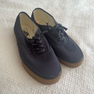 Vans blue on gum